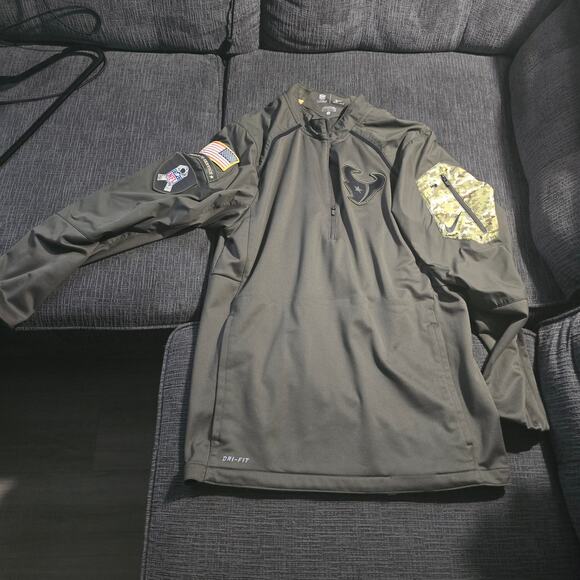 Nike "Salute to Service" Houston Texans On-field Jacket - Picture 1 of 7